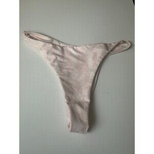 LAHANA SWIM Gigi Bikini Bottom XL Pink Snake Print